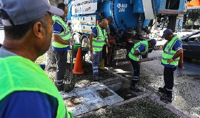 ASAT ekipleri yağmur suyu hattı temizliğine başladı