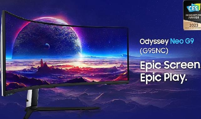 Samsung Electronics Dual UHD Oyun Monitörünü Tanıttı: Odyssey Neo G9 57