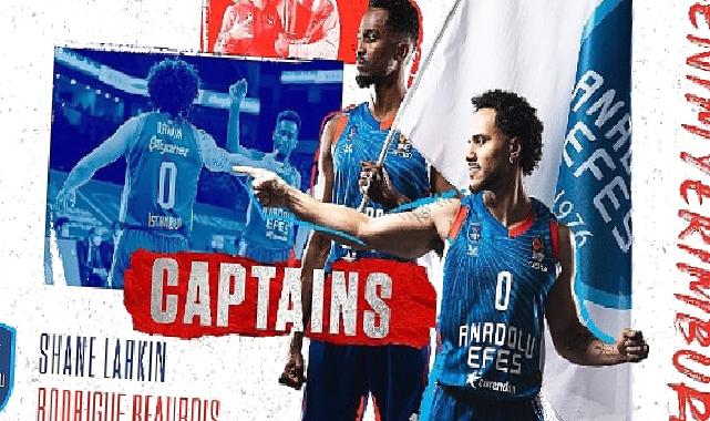 Anadolu Efes'te Shane Larkin Kaptan, Rodrigue Beaubois ise İkinci Kaptan Oldu