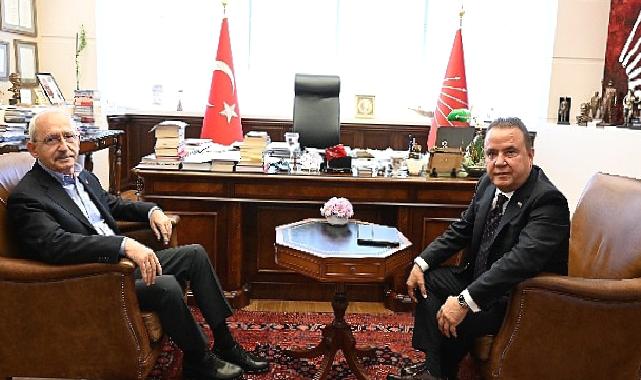 Başkan Böcek CHP Genel Başkanı Kılıçdaroğlu'nu ziyaret etti