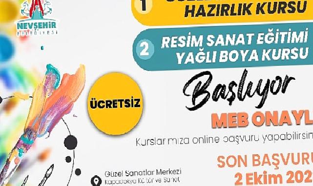 Güzel Sanatlar Fakültesi ve Liselerine hazırlanan gençler için ücretsiz kurs