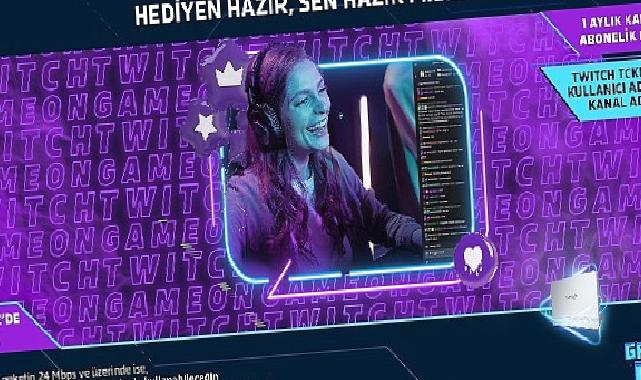 Türk Telekom GAMEON'dan Türkiye'de Bir İlk Daha: Ücretsiz Twitch Aboneliği