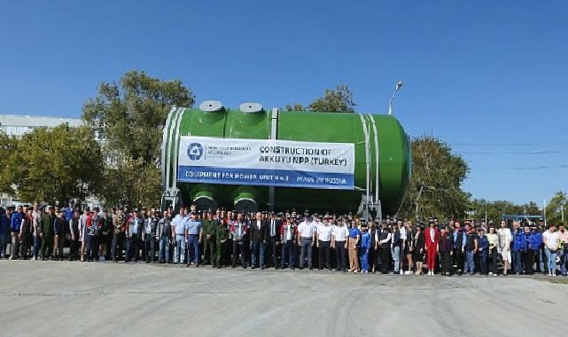 Rosatom'dan Yeni Rekor: Bir Yılda Beşinci Nükleer Reaktör Basınç Kabı Sevk Edildi