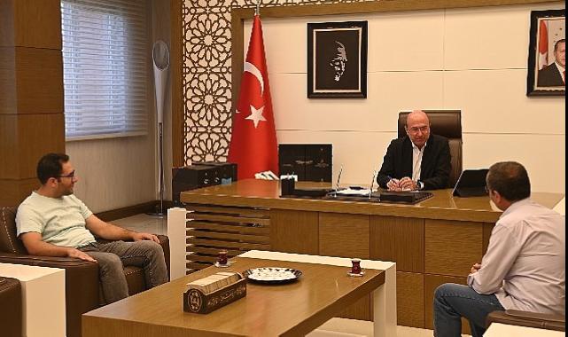 Başkan Pekyatırmacı İlçe Sakinlerini Makamında Ağırladı