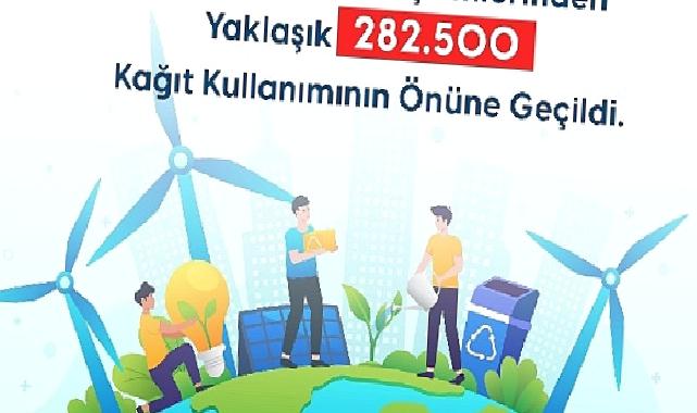 URBAS, 282 Bin 500 Kâğıt Tasarrufu Sağladı